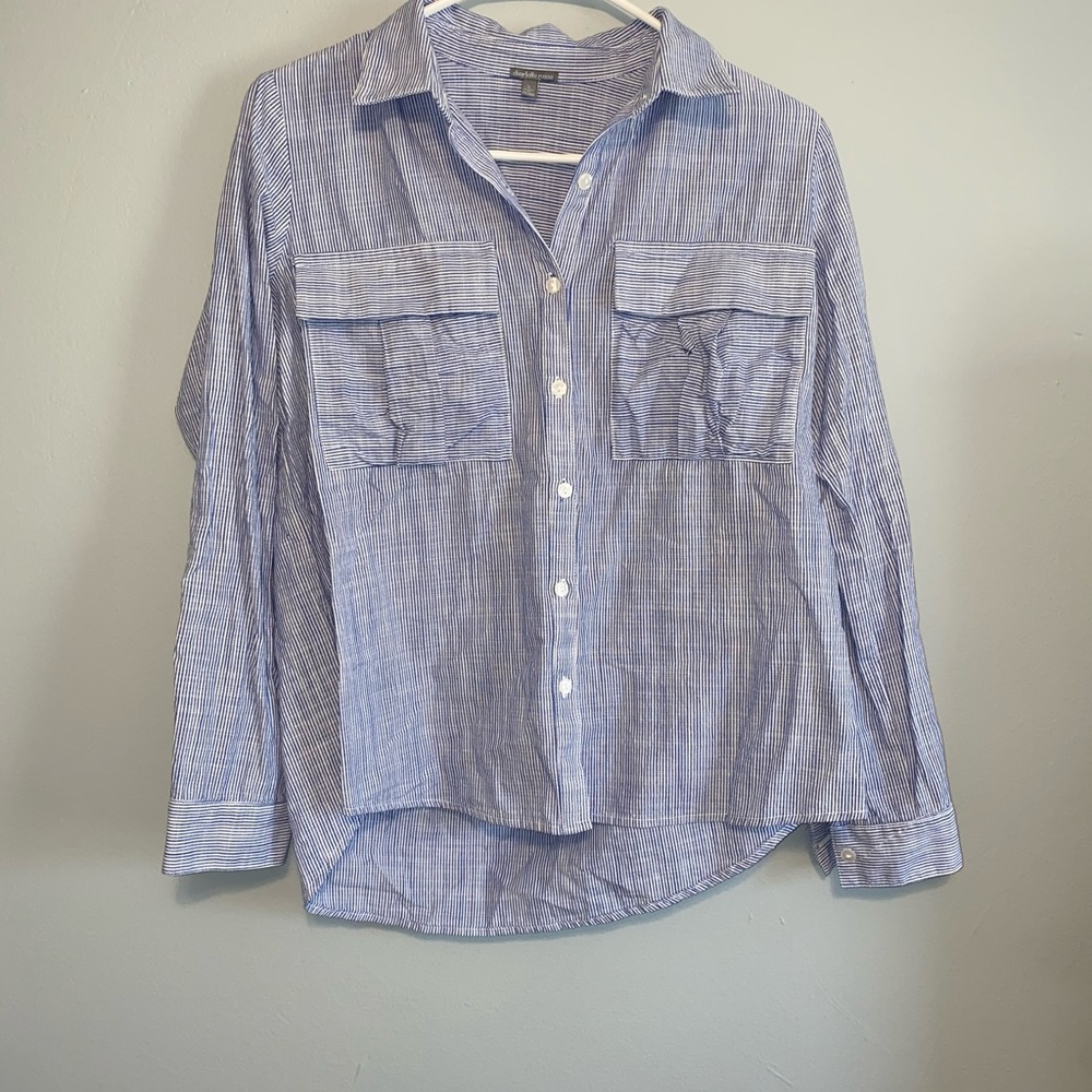 Button up long sleeve top